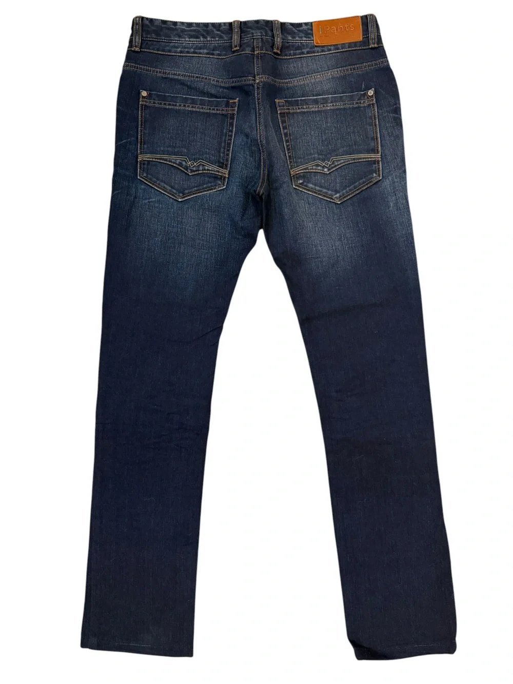 MAC iPants Modern Fit Jeans 33x34 Fit 33x31 Dark Wash Stretch Straight Leg Denim
